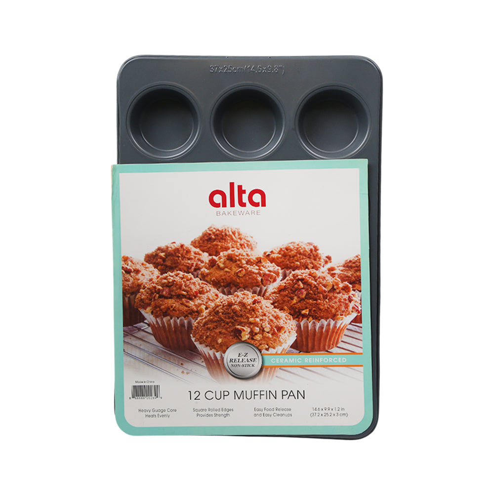 MUFFIN PAN 12 CUPS ALTA YY1 ZIK Default Title - MamasJan Crockery