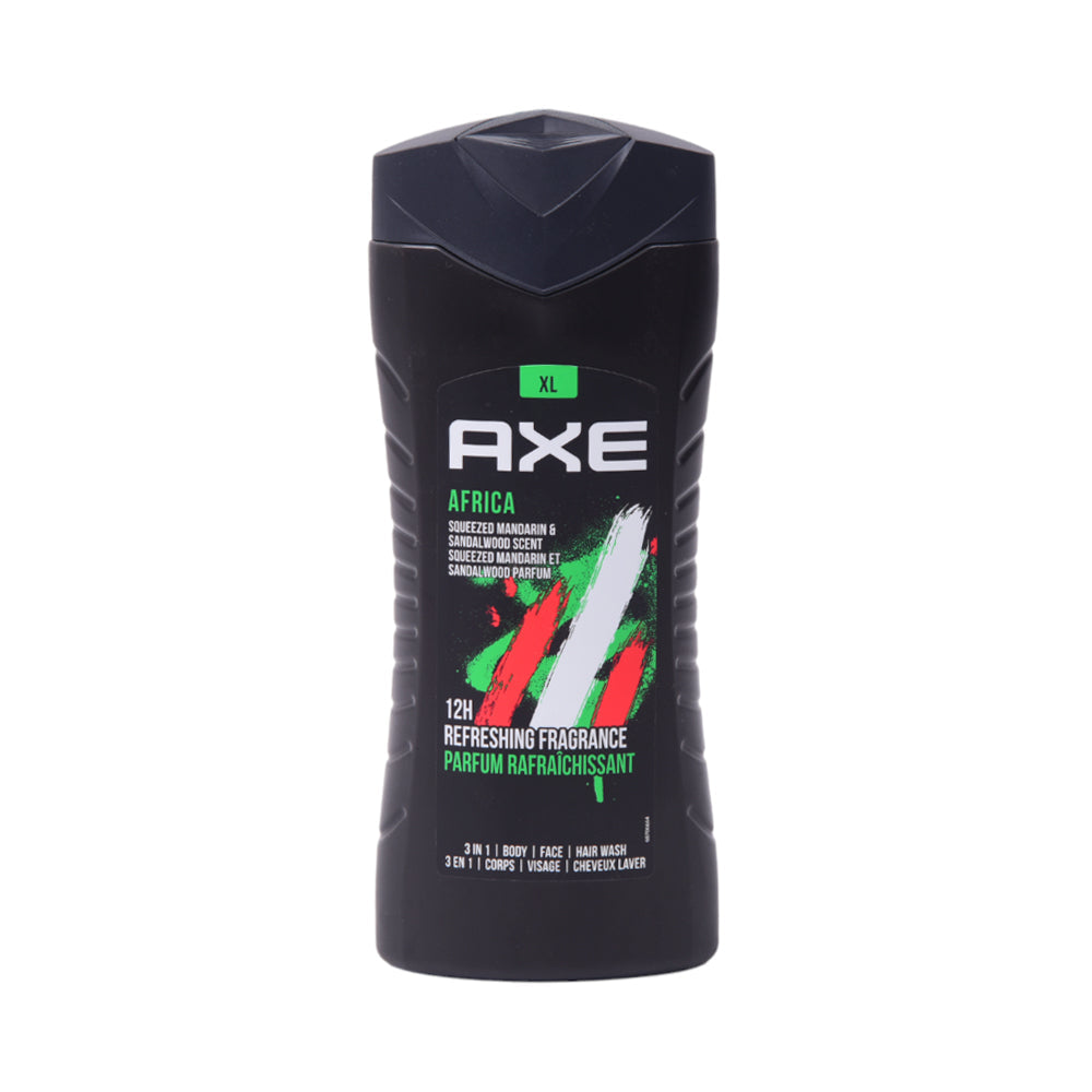 AXE BODY WASH XL AFRICA 3IN1 400 ML Default Title - MamasJan Grocery Nonfood