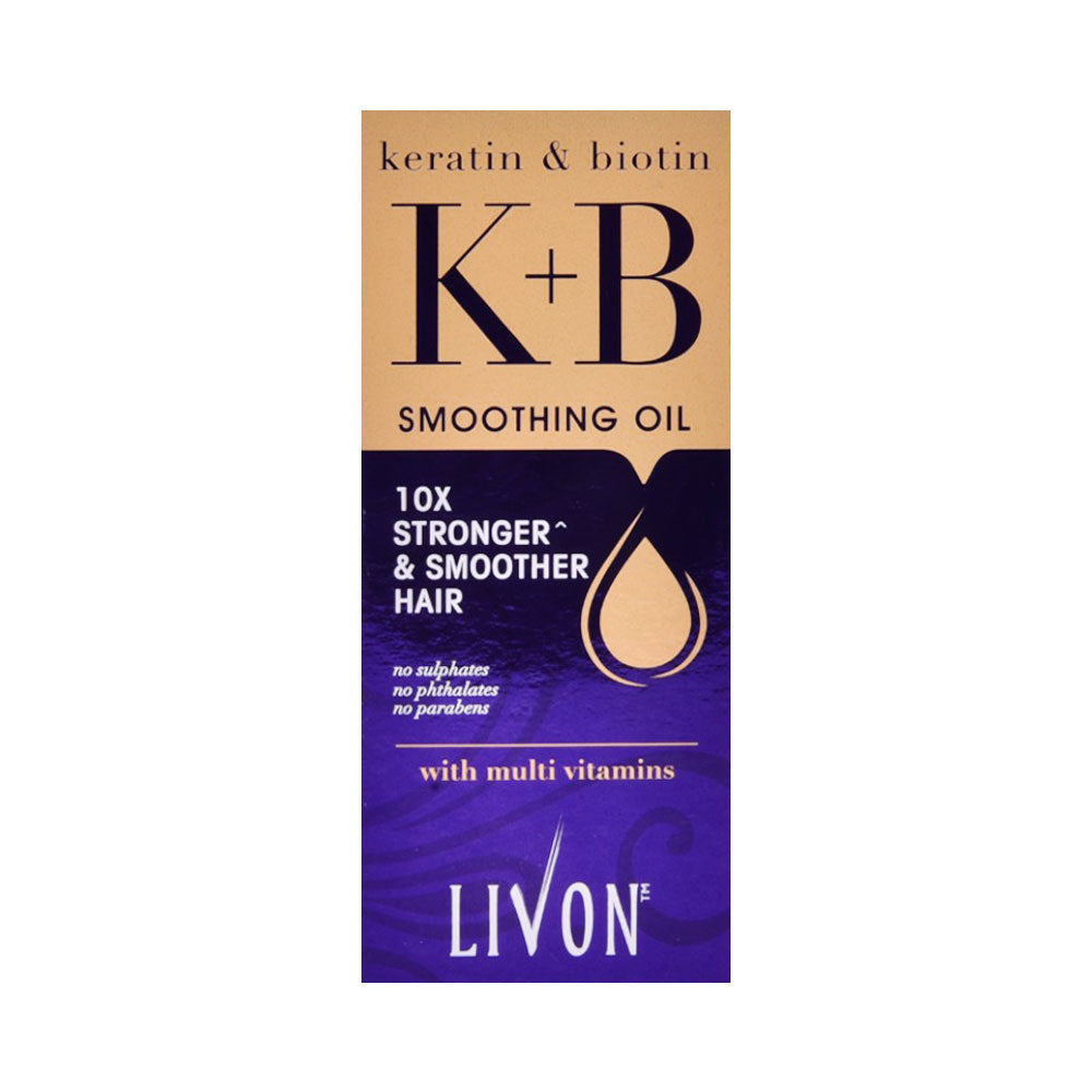 LIVON KERATIN & BIOTIN HAIR SMOOTHING OIL 100 ML Default Title - MamasJan haircare