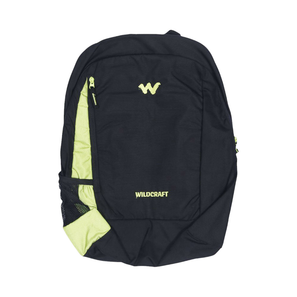 WILDCRAFT AXIS PLUS SCHOOL BACKPACK BLACK/GREEN Default Title - MamasJan Luggage