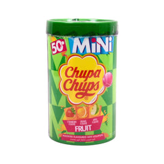 CHUPA CHUPS LOLLIPOP MINT FRUIT JAR 300 GM Default Title - MamasJan GroceryFoods