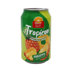 BEST DAY TROPICON PINEAPPLE DRINK CAN 330 ML Default Title - MamasJan GroceryFoods