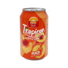 BEST DAY TROPICON PEACH DRINK CAN 330 ML Default Title - MamasJan GroceryFoods