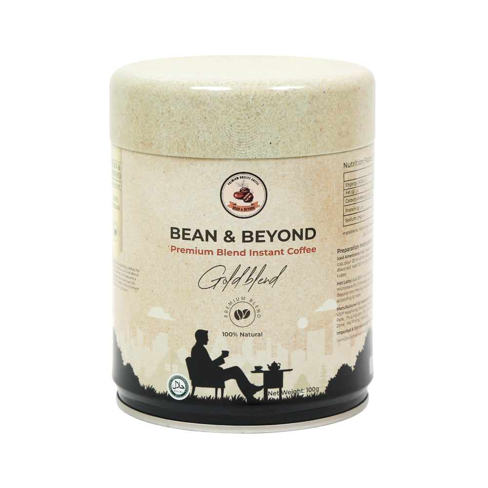 BEAN & BEYOND GOLD BLEND COFFEE TIN 100G Default Title - MamasJan GroceryFoods
