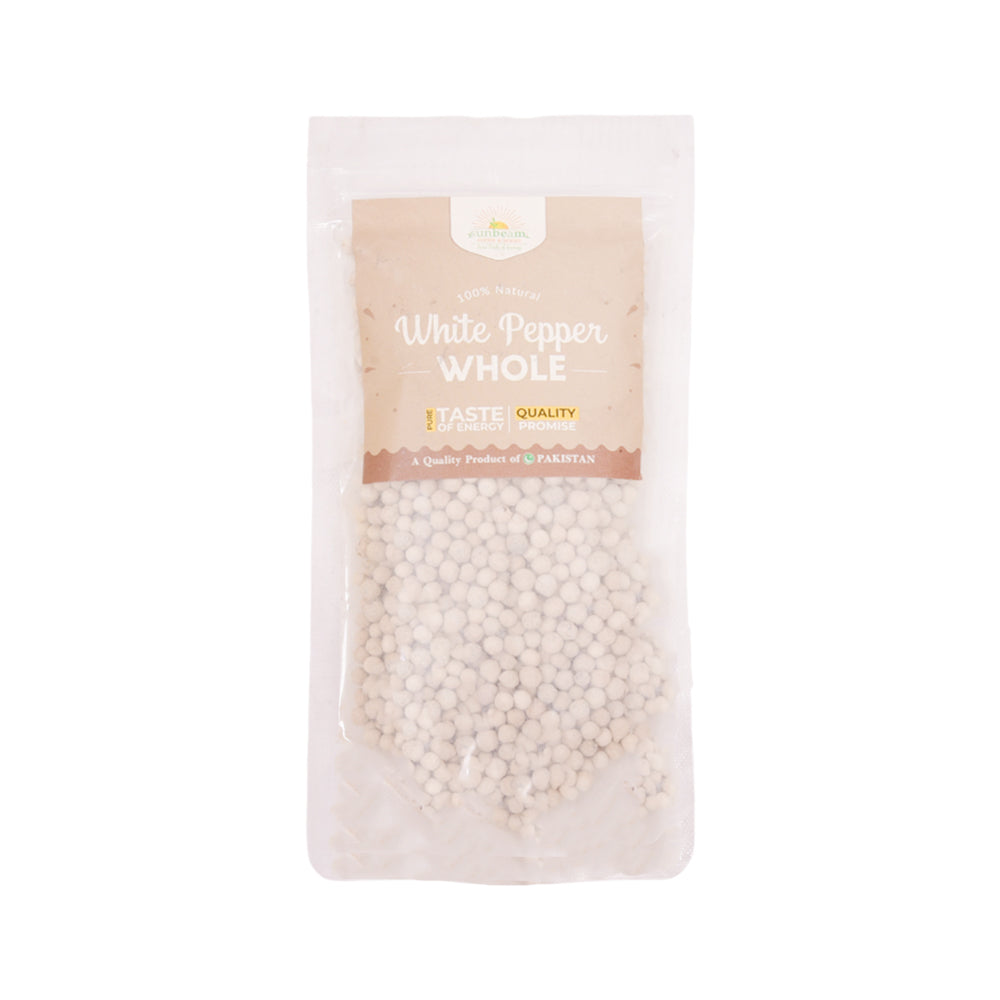 SUNBEAM WHITE PAPAR WHOLE 100 GM Default Title - MamasJan GroceryFoods