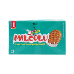 LU MILCOLU DOUBLE MILK SANDWICH BISCUIT 22.5 GM B/P BOX 12P Default Title - MamasJan Grocery Food