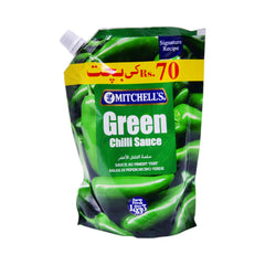 MITCHELLS GREEN CHILI SAUCE 400GM POUCH PROMO Default Title - MamasJan Grocery
