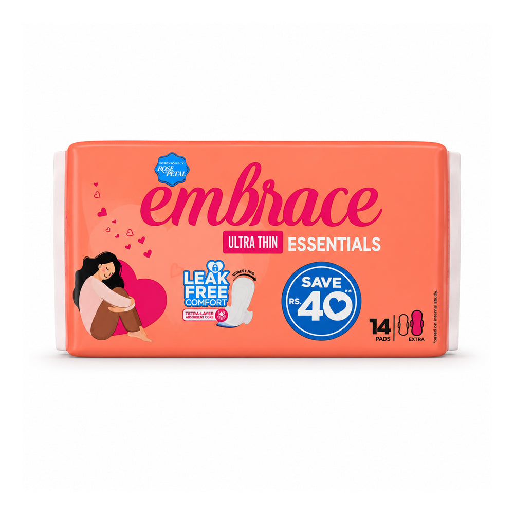 EMBRACE ULTRA THIN ESSENTIALS EXTRA LONG 14 PCS Default Title - MamasJan Grocery Nonfood