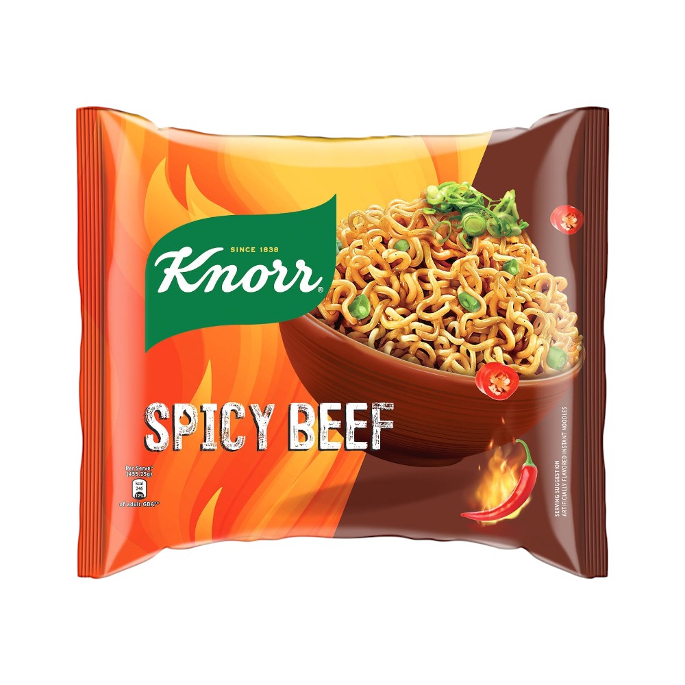 KNORR NOODLES SPICY BEEF 110.5 GM Default Title - MamasJan Grocery