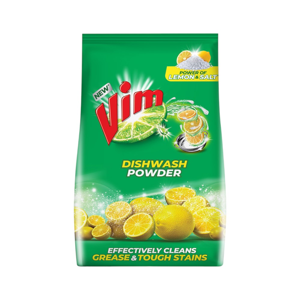 VIM DISH WASHING POWDER POUCH 400 GM Default Title - MamasJan Grocery Nonfood