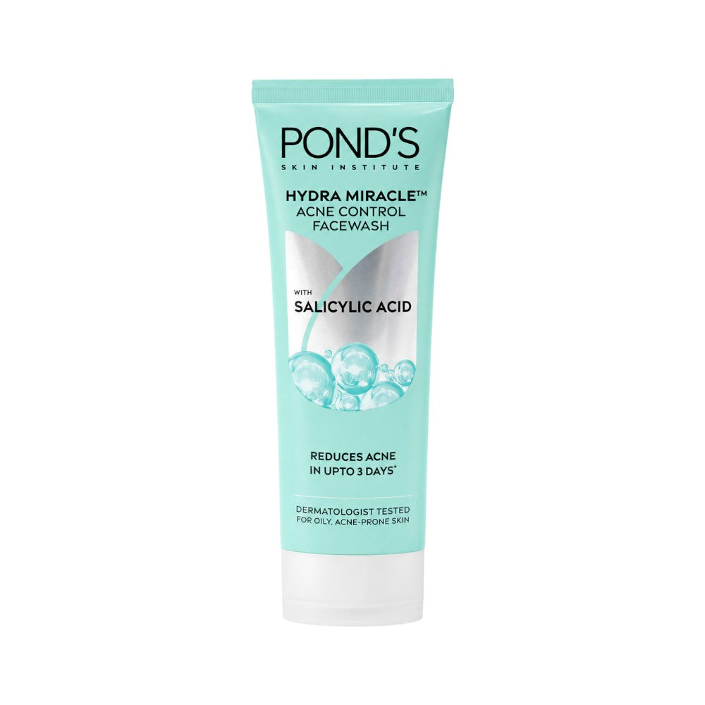 PONDS HYDRA MIRACLE ACNE CONTROL FACE WASH 100G Default Title - MamasJan skincare
