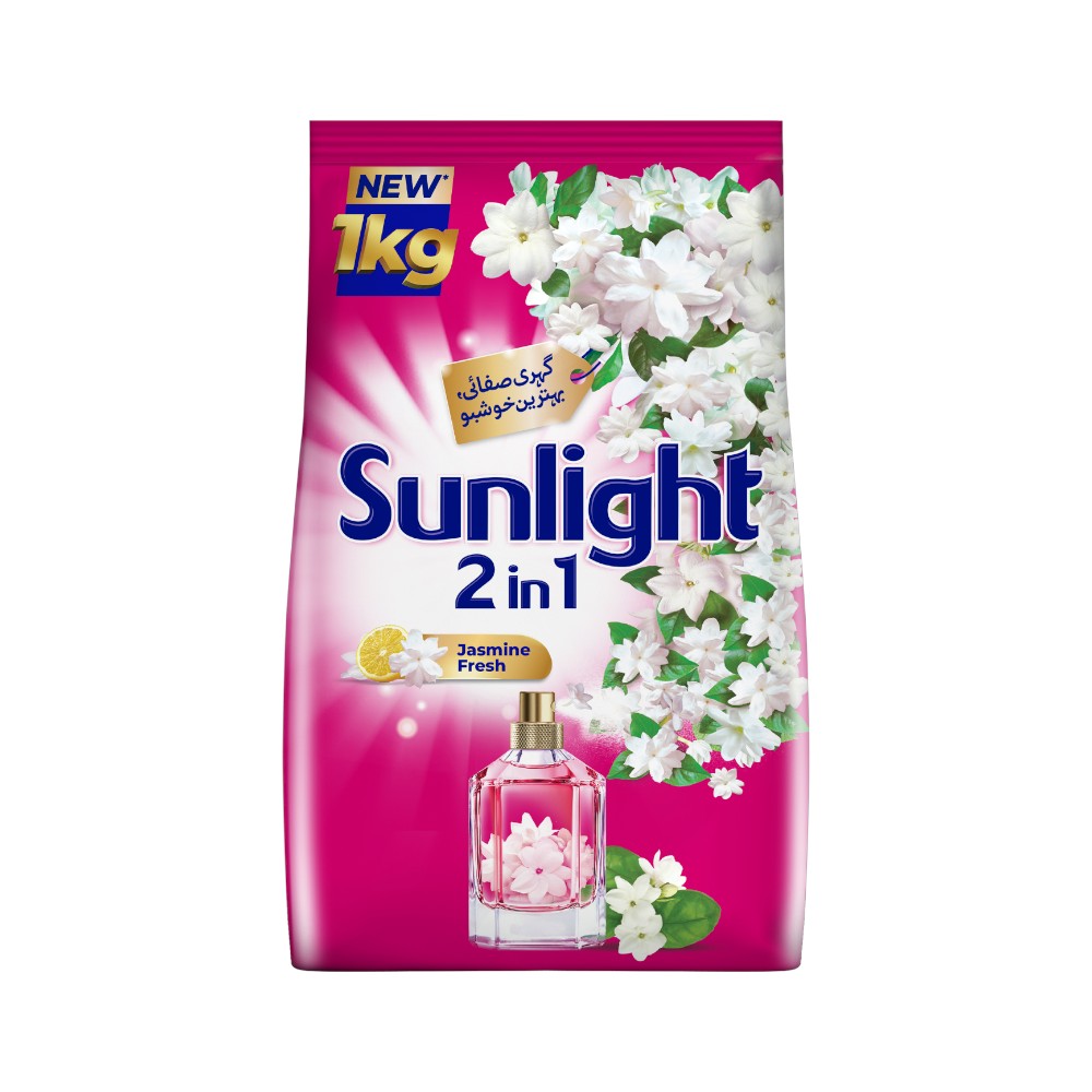 SUNLIGHT WASHING POWDER 2IN1 JASMINE FRESH 1KG Default Title - MamasJan Grocery Nonfood