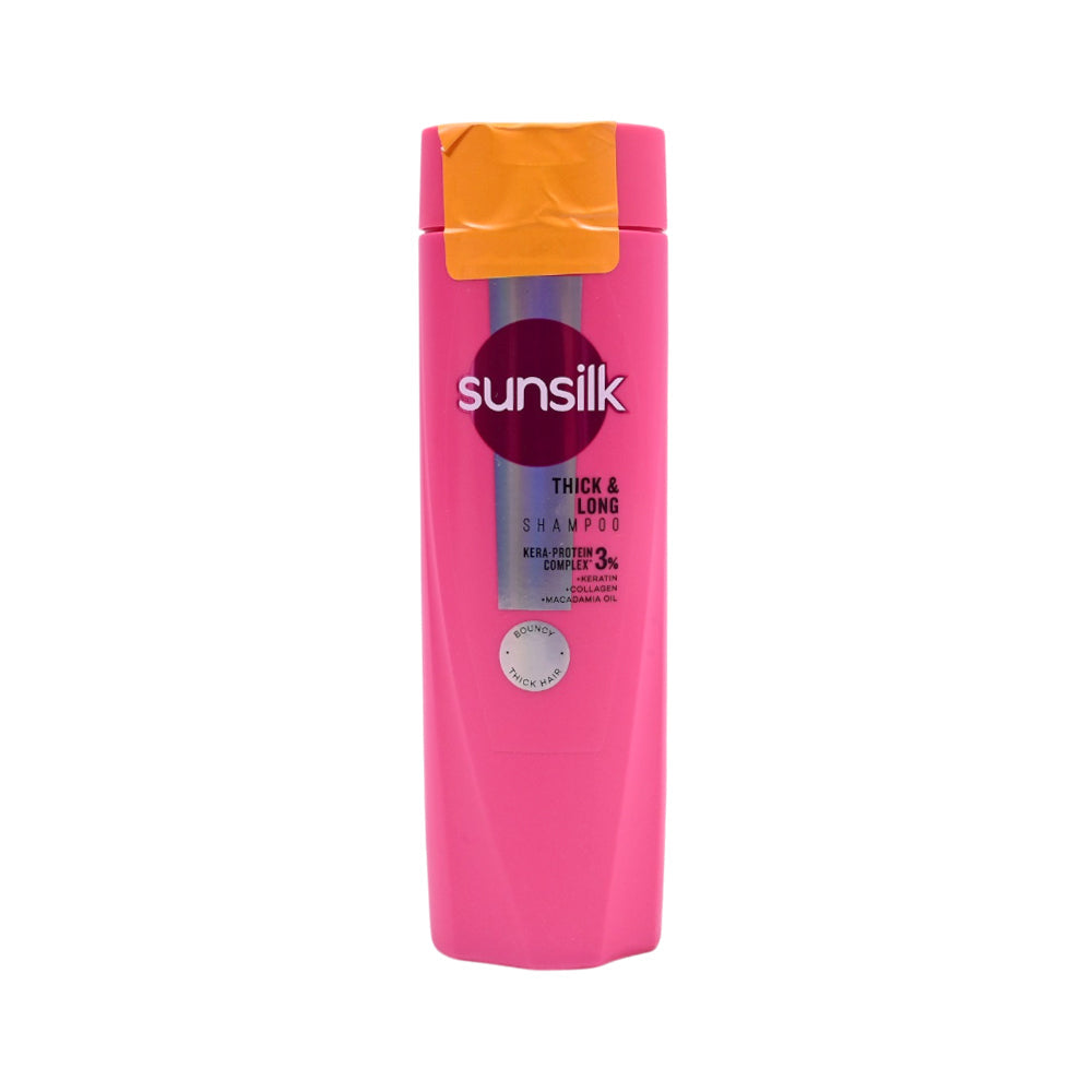 SUNSILK SHAMPOO KERATIN YOGHURT THICK & LONG 185 ML Default Title - MamasJan haircare