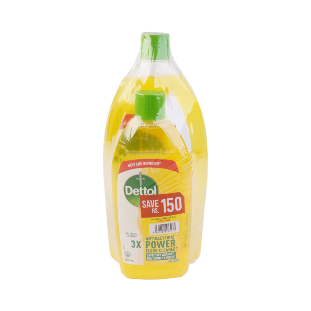 DETTOL FLOOR CLEANER ANTIBACTERIAL MEGA SAVER CITRUS 1 LTR Default Title - MamasJan Grocery Nonfood