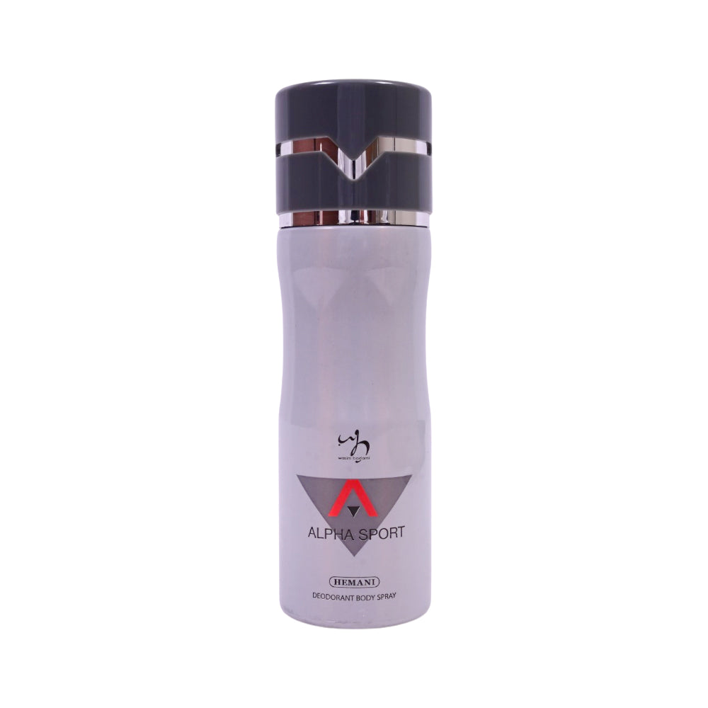 HEMANI ALPHA SPORT DEODORANT BODY SPRAY 200ML Default Title - MamasJan perfumes