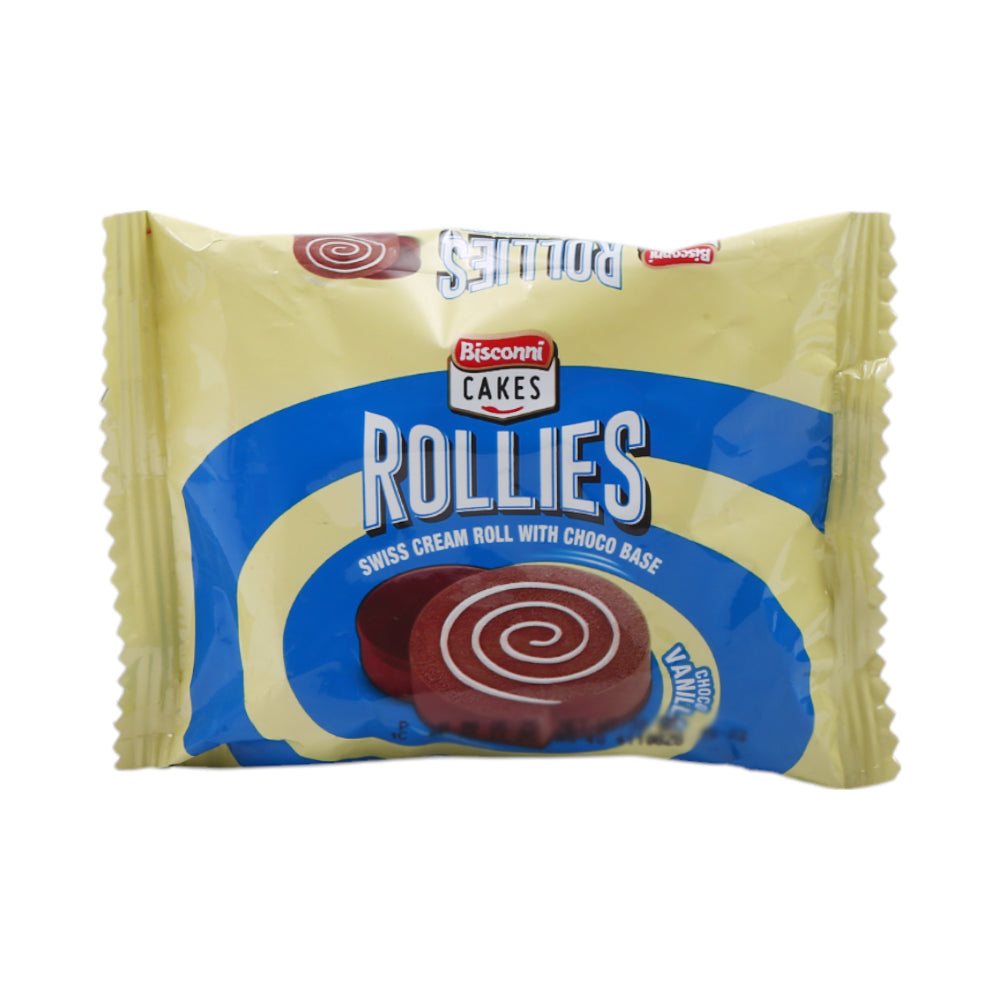 BISCONNI NOVITA CREAM ROLL CHOCO VANILLA CAKE 30 GM Default Title - MamasJan GroceryFoods