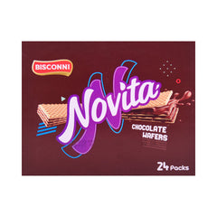BISCONNI NOVITA CHOCOLATE WAFER 12 GM BOX 30PC Default Title - MamasJan Grocery
