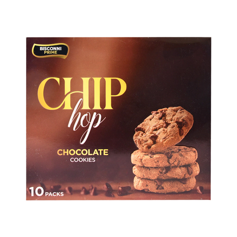 BISCONNI CHIP HOP CHOCOLATE HALF ROLE COOKIES 26 GM 10PC BOX Default Title - MamasJan Grocery
