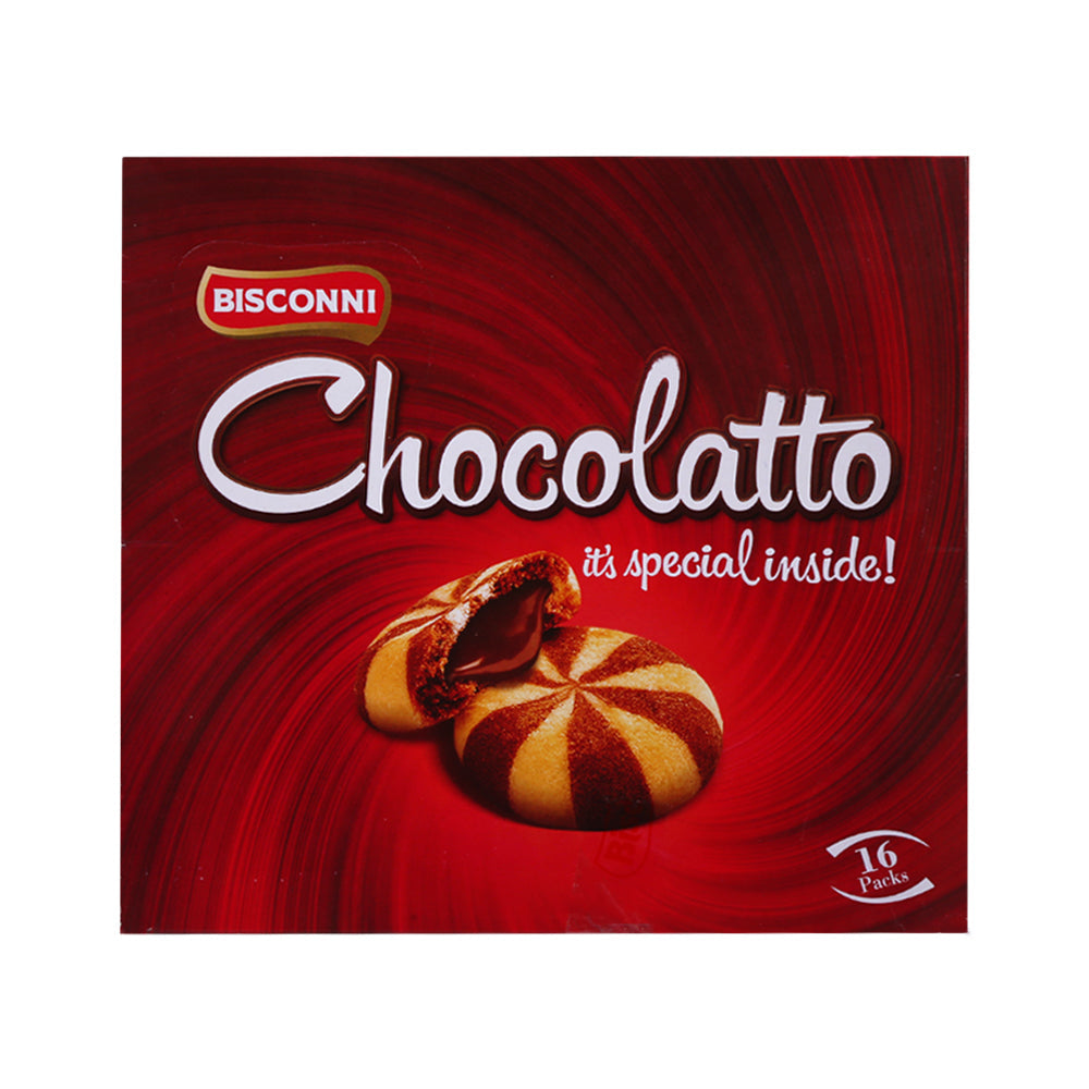 BISCONNI CHOCOLATTO BISCUIT SNACK PACK 21 GM BOX 16PC Default Title - MamasJan Grocery Food