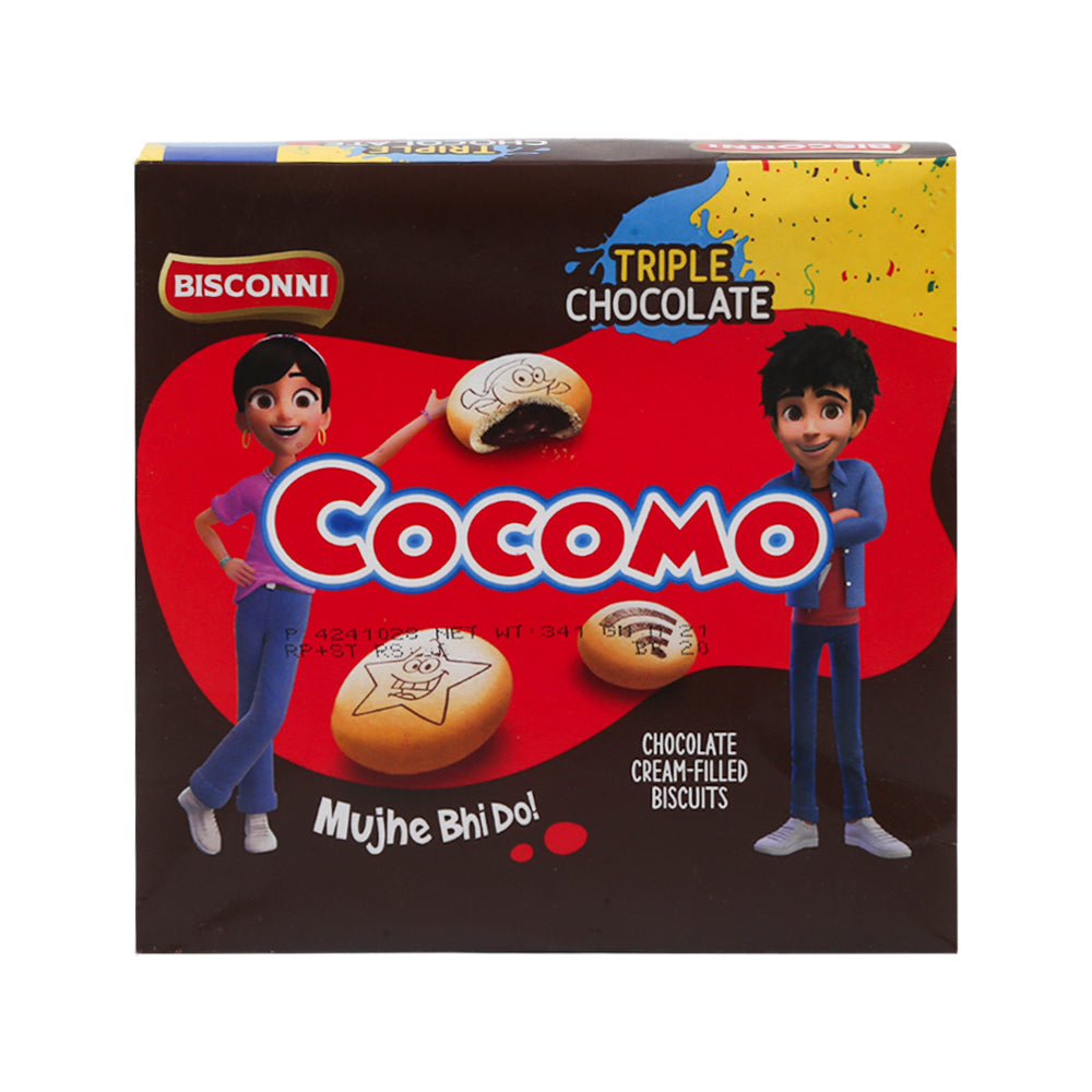 BISCONNI COCOMO TRIPLE CHOCOLATE BOX 30PC Default Title - MamasJan Grocery