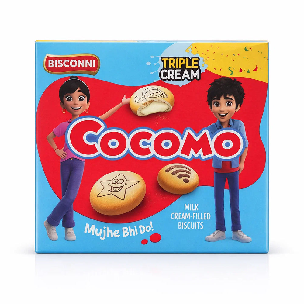 BISCONNI COCOMO MILK SP TRIPLE CREAM BOX 30 PC Default Title - MamasJan GroceryFoods