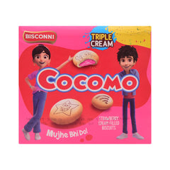 BISCONNI COCOMO STRAWBERRY SP TRIPLE CREAM BOX 30 PC Default Title - MamasJan GroceryFoods