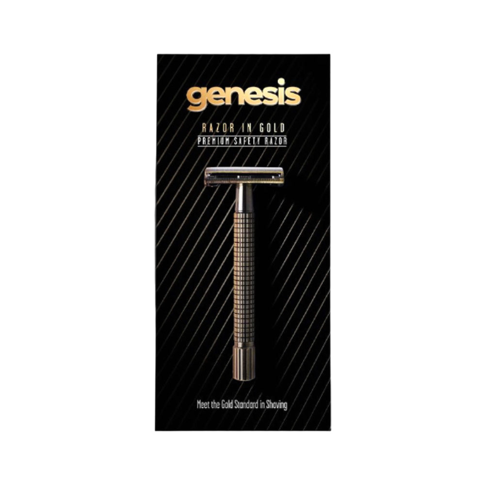 GENESIS SAFETY RAZOR IN GOLD Default Title - MamasJan Grocery Nonfood