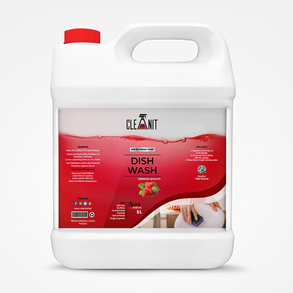 CLEAN IT DISHWASH STRAWBERRY 5LTR Default Title - MamasJan Grocery Nonfood