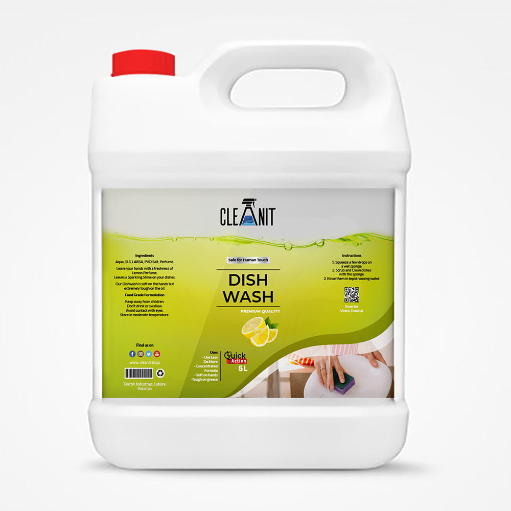 CLEAN IT DISHWASH LEMON 5LTR Default Title - MamasJan Grocery Nonfood