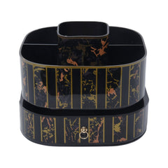 BEAUTY ORGANIZER BLACK 8009 Default Title - MamasJan Décor