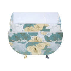 BEAUTY ORGANIZER FROSTED 8010 Default Title - MamasJan Décor