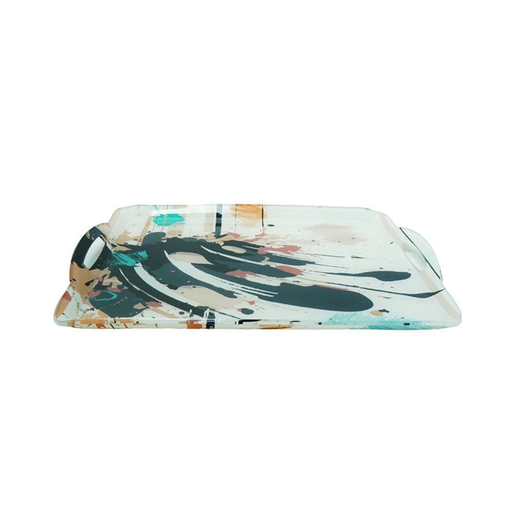 TRAY CRYSTAL SERVING LARGE CST-01 Default Title - MamasJan Crockery