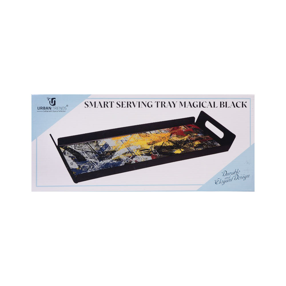 TRAY SMART SERVING (MAGICAL BLACK) ST-B2 Default Title - MamasJan Crockery