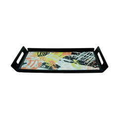 TRAY SMART SERVING (MAGICAL BLACK) ST-B4 Default Title - MamasJan Crockery