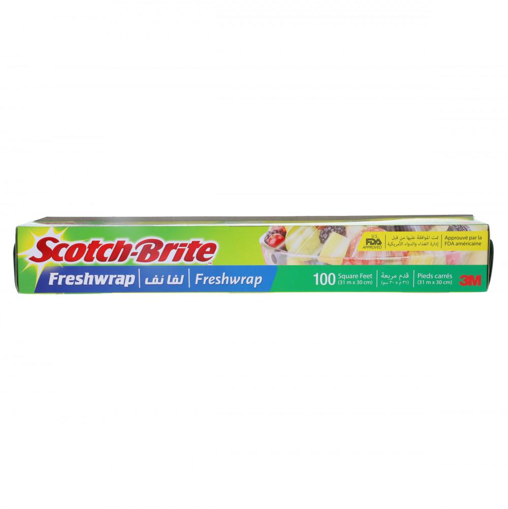 SCOTCH BRITE FRESH WRAP CLING FILM 100 SQ.FT Default Title - MamasJan Grocery Nonfood