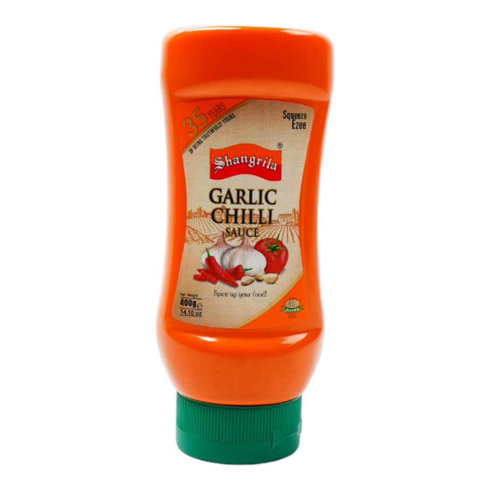 SHANGRILA GARLIC CHILLI SAUCE BOTTLE 400 GM Default Title - MamasJan Grocery