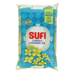 SUFI CANOLA COOKING OIL POUCH 1 LTR Default Title - MamasJan Grocery