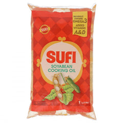 SUFI SOYABEAN COOKING OIL POUCH 1 LTR Default Title - MamasJan Grocery