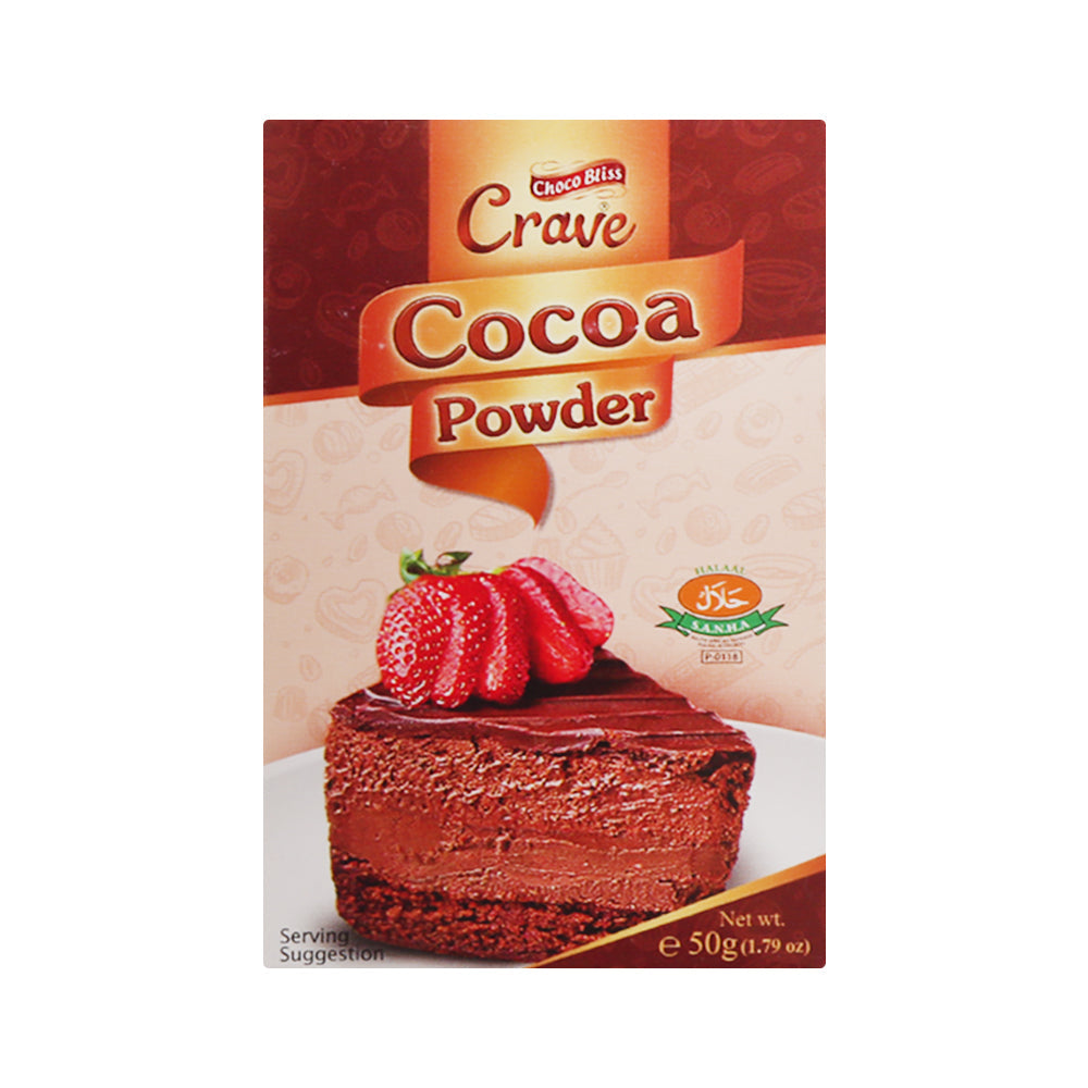 CRAVE COCOA POWDER 50 GM Default Title - MamasJan Grocery Food