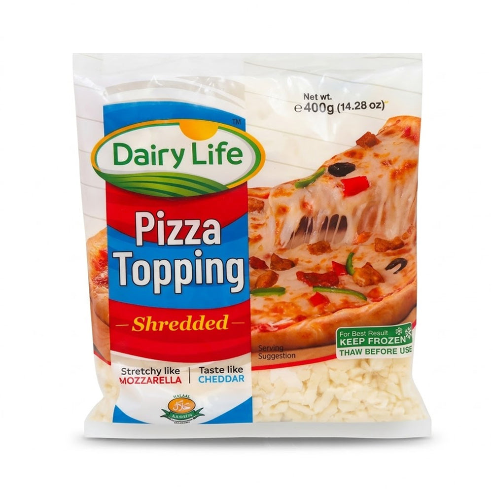 DAIRY LIFE PIZZA TOPPING SHREDDED 400GM (24 PCS) Default Title - MamasJan Grocery Food