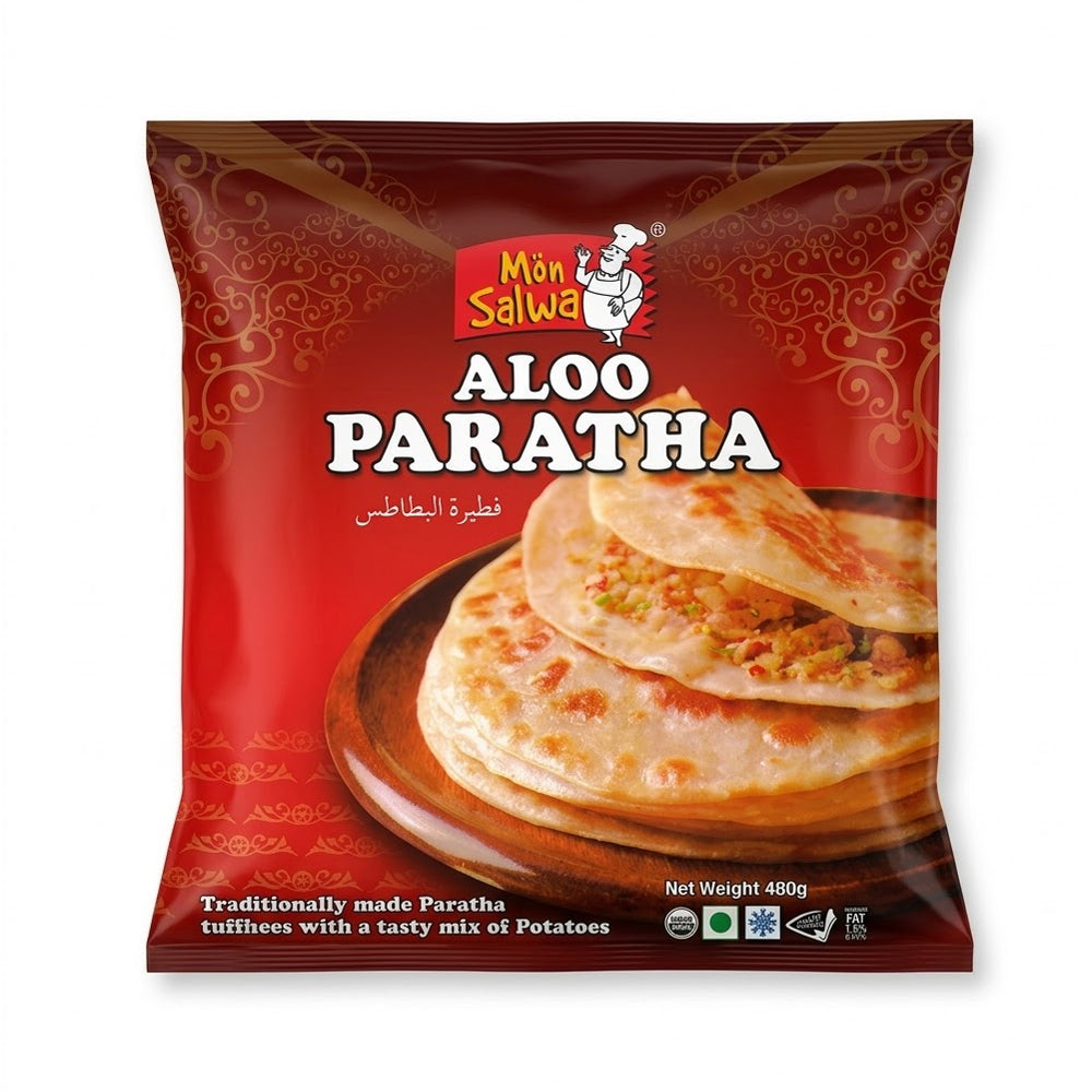 MANO SALWA ALOO PARATHA 400GM 4 PCS Default Title - MamasJan Grocery Food
