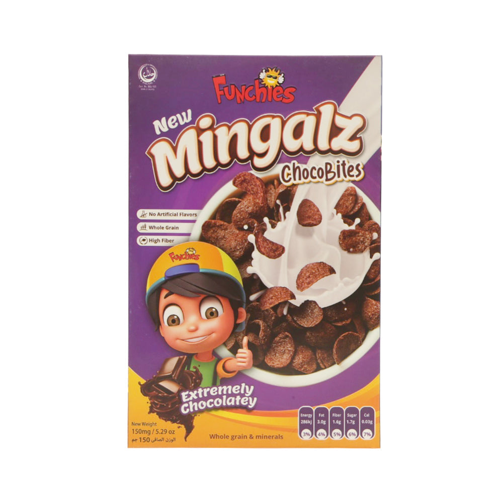 FUNCHIES MINGALZ CEREAL CHOCOBITES 150 GM Default Title - MamasJan Grocery Food