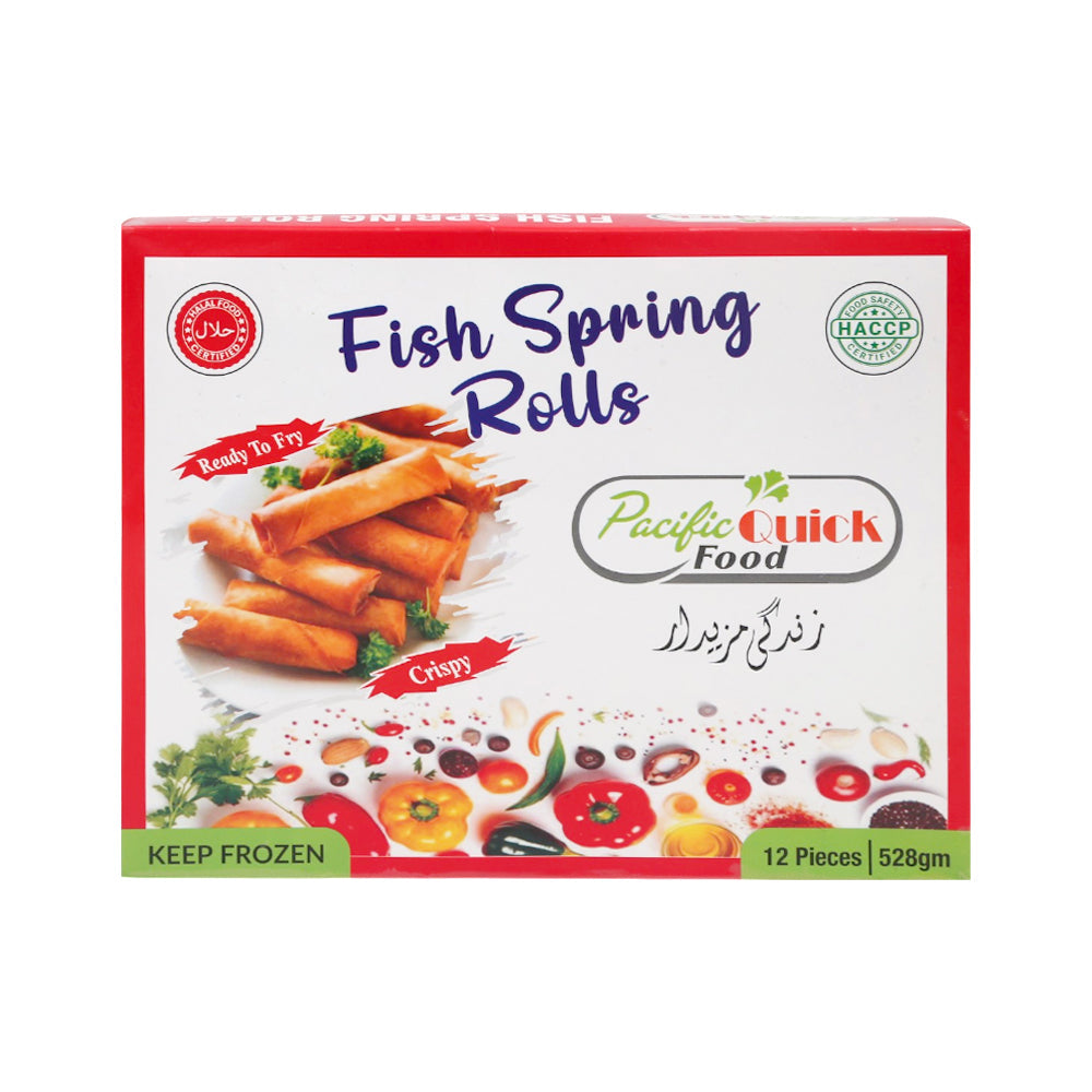FISH SPRING ROLL 12 PCS 528GM Default Title - MamasJan Grocery Food
