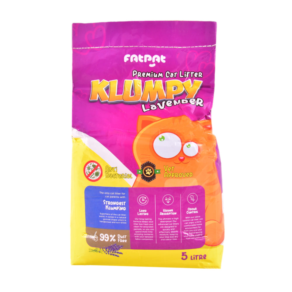 KLUMPY CAT LITTER SUPER LAVENDER 5 LTR Default Title - MamasJan Grocery Nonfood