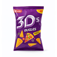 WINNER 3D BUGLES PIZZA 36P RS.30 Default Title - MamasJan GroceryFoods