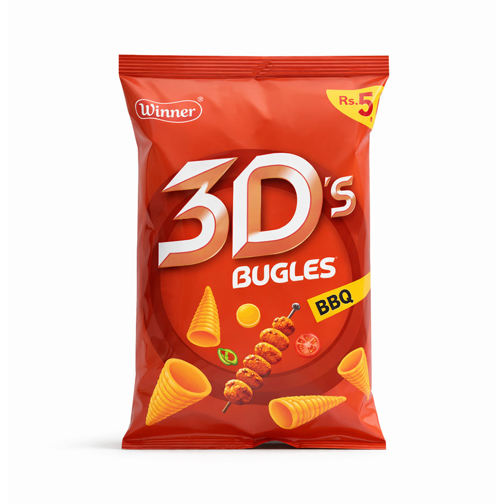 WINNER 3D BUGLES BBQ 20P RS.50 Default Title - MamasJan Grocery