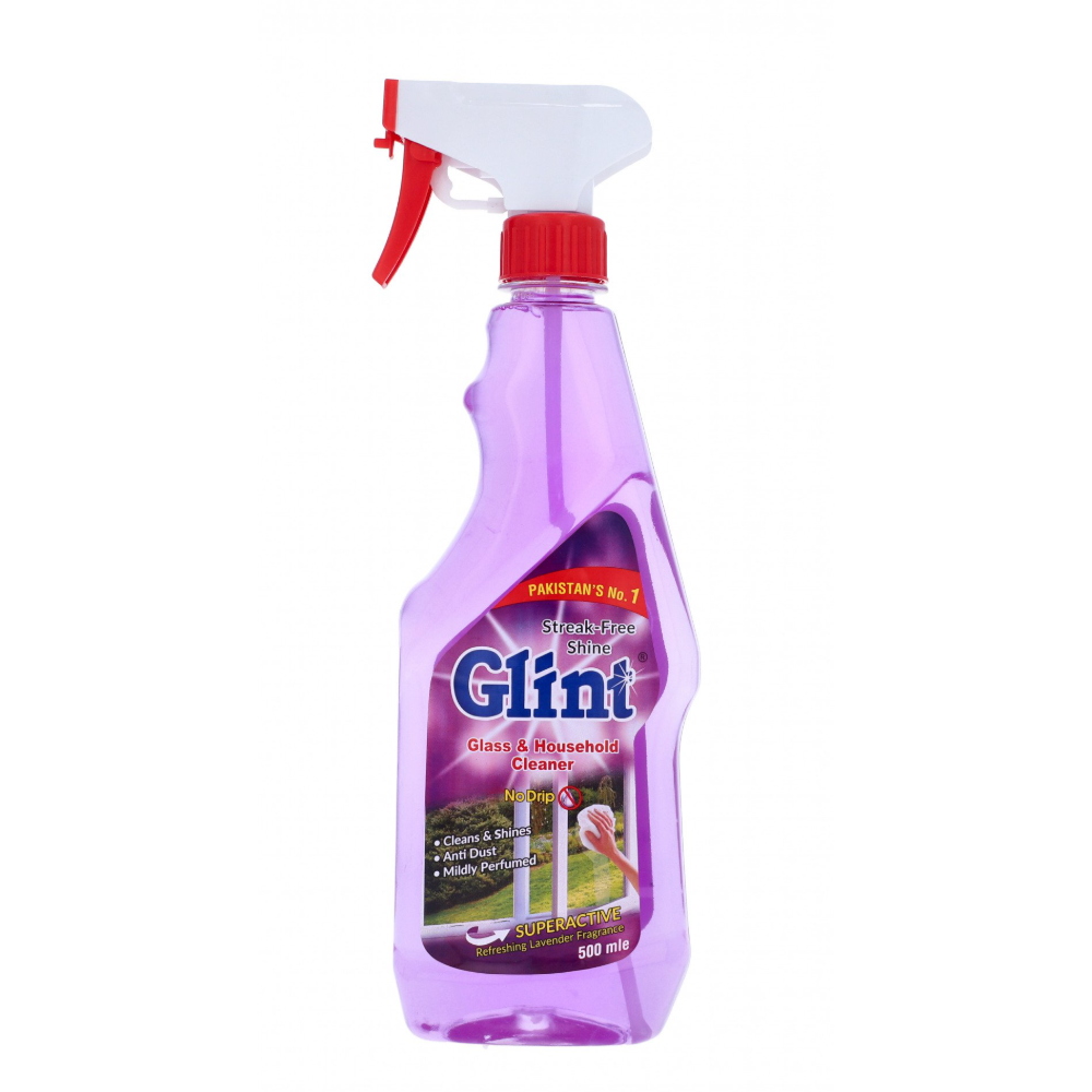GLINT GLASS CLEANER AND HOUSEHOLD LAVENDER 500 ML Default Title - MamasJan Grocery Nonfood