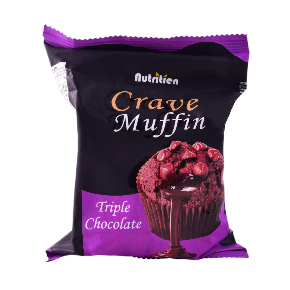 NUTRITIEN CRAVE MUFFINS TRIPLE CHOCOLATE CAKE 55 GM Default Title - MamasJan Grocery