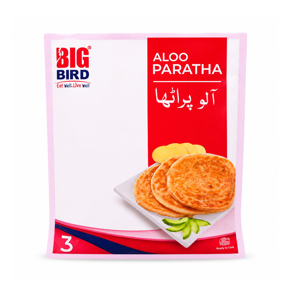BIG BIRD ALOO PARATHA 3 PCS 330 GM Default Title - MamasJan Grocery Food