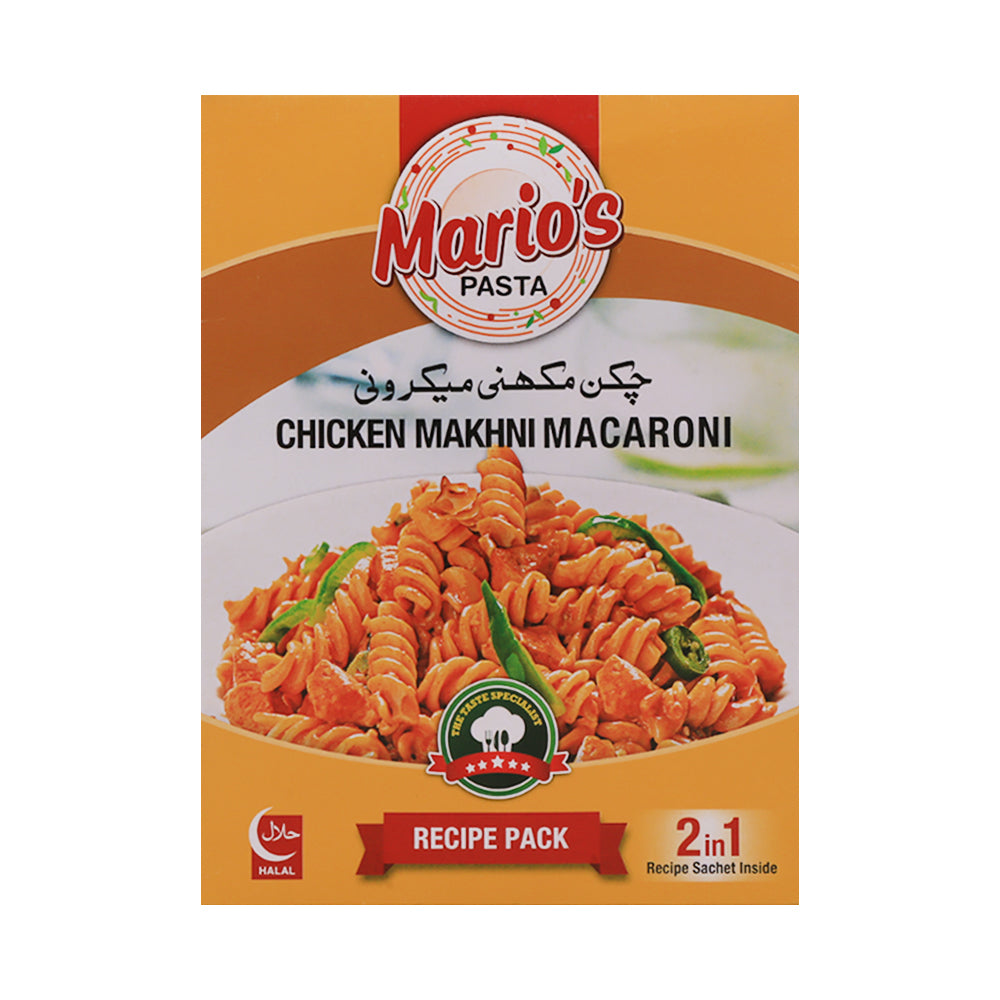 MARIOS CHICKEN MAKHANI MACARONI 225 GM Default Title - MamasJan Grocery